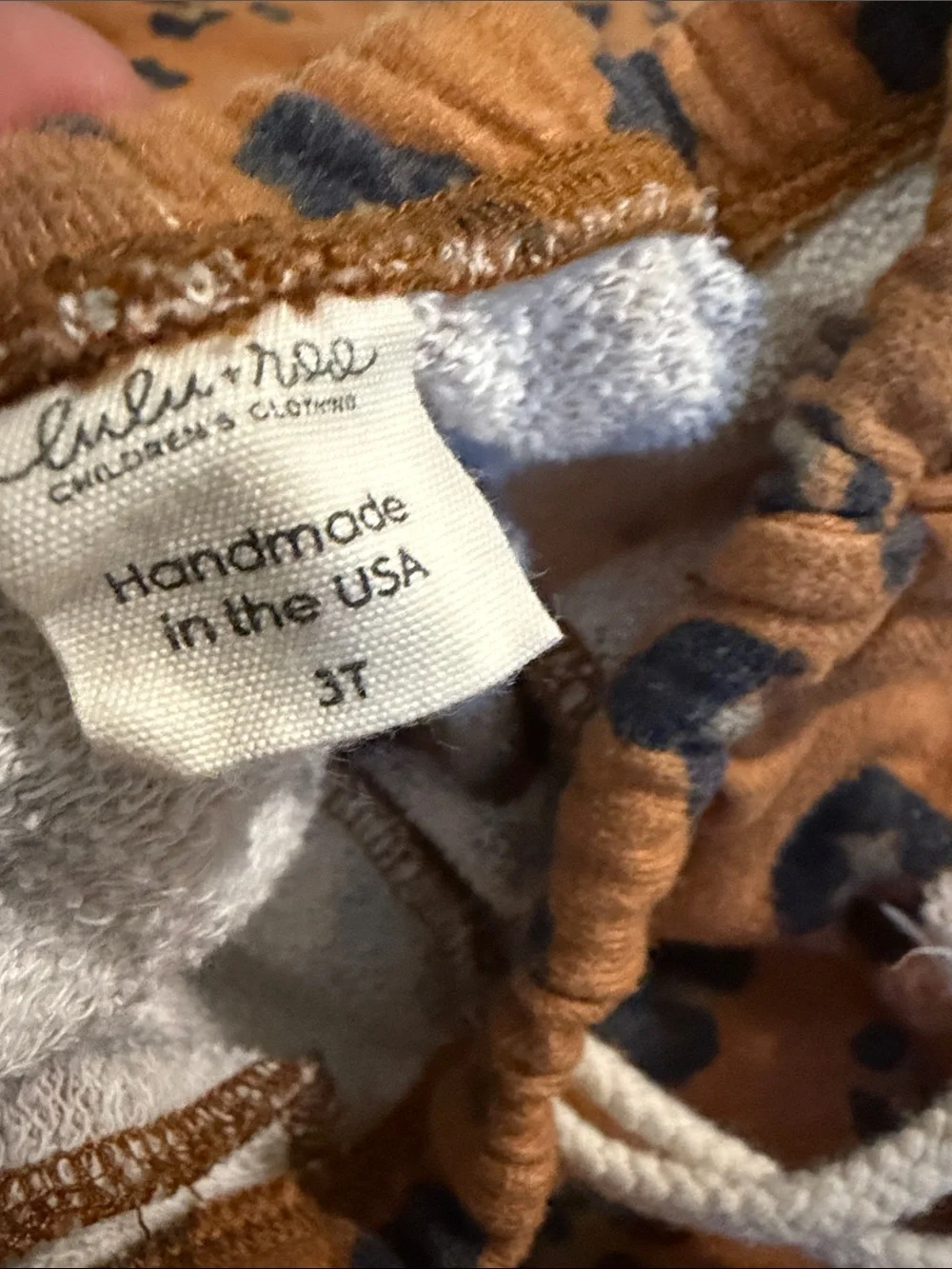 Lulu + Roo (Little Road Co) Kids Leopard-Print Matching Set 3T